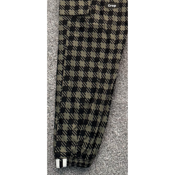 Adidas RYV Cargo Pants Womens Size Small Houndstooth Gorpcore Streetwear Utility - Picture 12 of 16